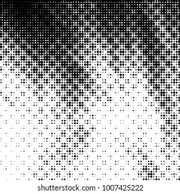 Grunge halftone black and white dots texture background. Spotted Abstract Texture

