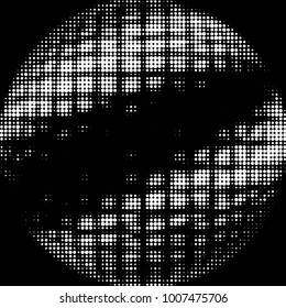 Grunge halftone black and white dots texture background. Spotted Abstract Texture
