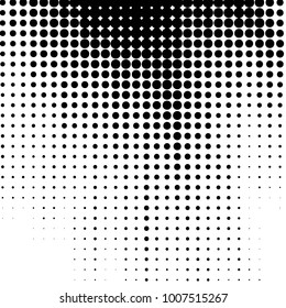 Grunge halftone black and white dots texture background. Spotted Abstract Texture
