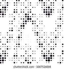 Grunge halftone black and white dots texture background. Spotted Abstract Texture

