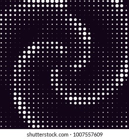 Grunge halftone black and white dots texture background. Spotted Abstract Texture
