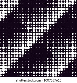Grunge halftone black and white dots texture background. Spotted Abstract Texture
