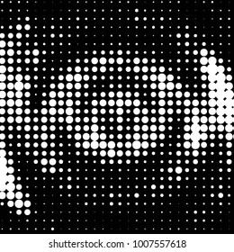 Grunge halftone black and white dots texture background. Spotted Abstract Texture
