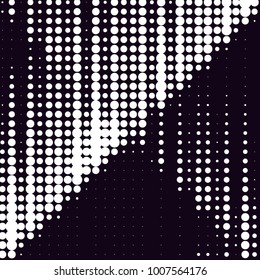 Grunge halftone black and white dots texture background. Spotted Abstract Texture
