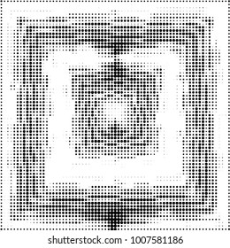 Grunge halftone black and white dots texture background. Spotted Abstract Texture
