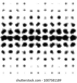 Grunge halftone black and white dots texture background. Spotted Abstract Texture
