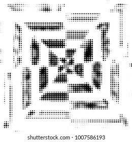 Grunge halftone black and white dots texture background. Spotted Abstract Texture
