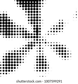 Grunge halftone black and white dots texture background. Spotted Abstract Texture
