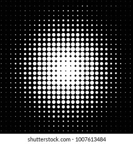 Grunge halftone black and white dots texture background. Spotted Abstract Texture
