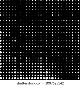 Grunge halftone black and white dots texture background. Spotted Abstract Texture
