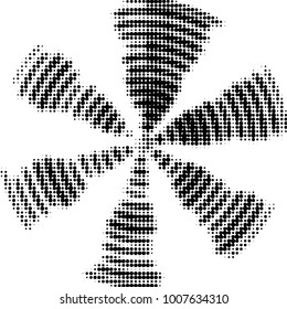 Grunge halftone black and white dots texture background. Spotted Abstract Texture
