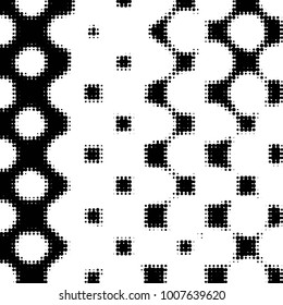 Grunge halftone black and white dots texture background. Spotted Abstract Texture
