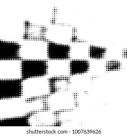Grunge halftone black and white dots texture background. Spotted Abstract Texture

