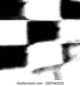 Grunge halftone black and white dots texture background. Spotted Abstract Texture
