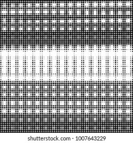 Grunge halftone black and white dots texture background. Spotted Abstract Texture
