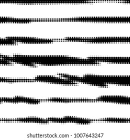 Grunge halftone black and white dots texture background. Spotted Abstract Texture
