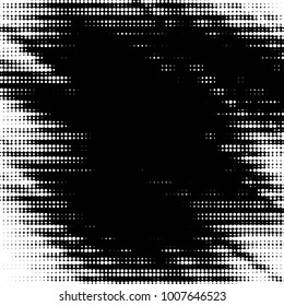Grunge halftone black and white dots texture background. Spotted Abstract Texture
