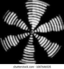 Grunge halftone black and white dots texture background. Spotted Abstract Texture
