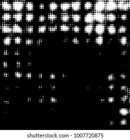 Grunge halftone black and white dots texture background. Spotted Abstract Texture
