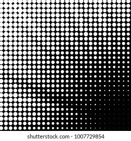 Grunge halftone black and white dots texture background. Spotted Abstract Texture
