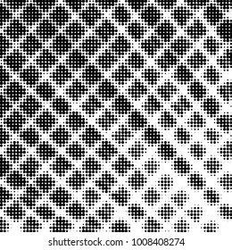 Grunge halftone black and white dots texture background. Spotted vector Abstract Texture

