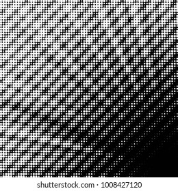 Grunge halftone black and white dots texture background. Spotted vector Abstract Texture
