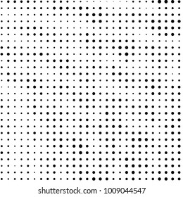 Grunge halftone black and white dots texture background. Spotted vector Abstract Texture
