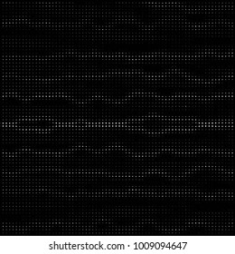 Grunge halftone black and white dots texture background. Spotted vector Abstract Texture
