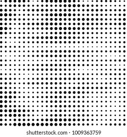 Grunge halftone black and white dots texture background. Spotted vector Abstract Texture
