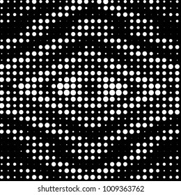 Grunge halftone black and white dots texture background. Spotted vector Abstract Texture

