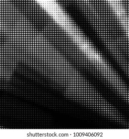 Grunge halftone black and white dots texture background. Spotted vector Abstract Texture
