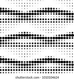 Grunge halftone black and white dots texture background. Spotted vector Abstract Texture
