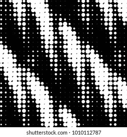 Grunge halftone black and white dots texture background. Spotted vector Abstract Texture
