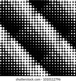 Grunge halftone black and white dots texture background. Spotted vector Abstract Texture
