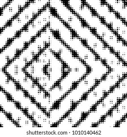 Grunge halftone black and white dots texture background. Spotted vector Abstract Texture
