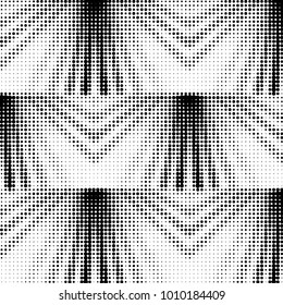 Grunge halftone black and white dots texture background. Spotted vector Abstract Texture
