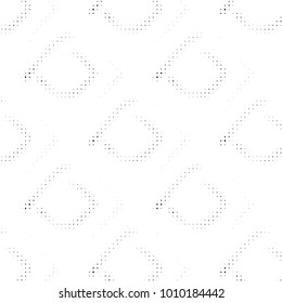 Grunge halftone black and white dots texture background. Spotted vector Abstract Texture
