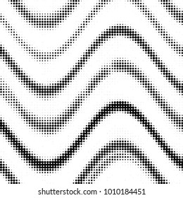 Grunge halftone black and white dots texture background. Spotted vector Abstract Texture
