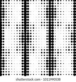 Grunge halftone black and white dots texture background. Spotted vector Abstract Texture
