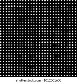 Grunge halftone black and white dots texture background. Spotted vector Abstract Texture
