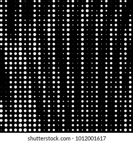 Grunge halftone black and white dots texture background. Spotted vector Abstract Texture
