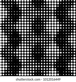 Grunge halftone black and white dots texture background. Spotted vector Abstract Texture
