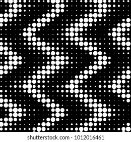 Grunge halftone black and white dots texture background. Spotted vector Abstract Texture
