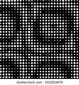 Grunge halftone black and white dots texture background. Spotted vector Abstract Texture
