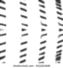 Grunge halftone black and white dots texture background. Spotted vector Abstract Texture
