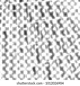 Grunge halftone black and white dots texture background. Spotted vector Abstract Texture
