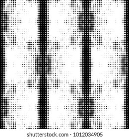 Grunge halftone black and white dots texture background. Spotted vector Abstract Texture
