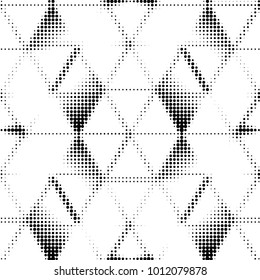 Grunge halftone black and white dots texture background. Spotted vector Abstract Texture
