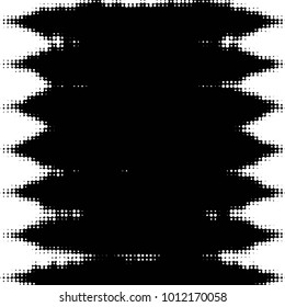 Grunge halftone black and white dots texture background. Spotted vector Abstract Texture
