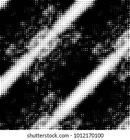 Grunge halftone black and white dots texture background. Spotted vector Abstract Texture
